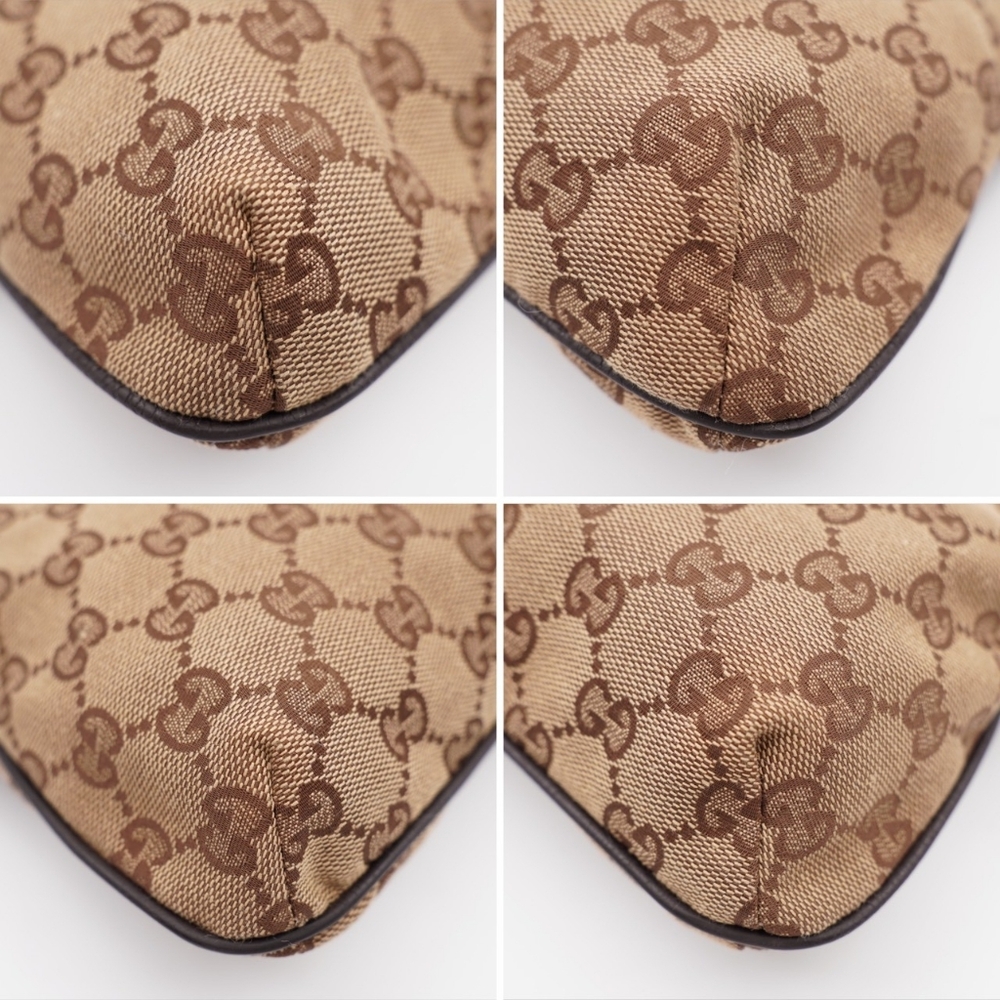 CD53 💖 GUCCI Monogram Web Flat Messenger Crossbody - Picture 7 of 12